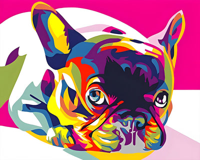 Colorful Bulldog Diamond Painting