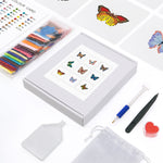 Colorful Butterflies 9Pcs - Mini Diamond Painting Kit