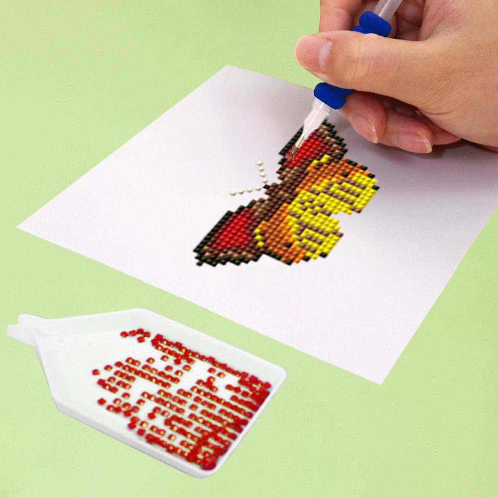 Colorful Butterflies 9Pcs - Mini Diamond Painting Kit