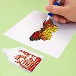 Colorful Butterflies 9Pcs - Mini Diamond Painting Kit