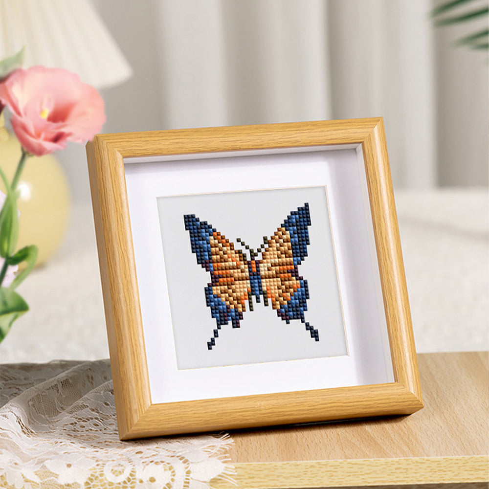 Colorful Butterflies 9Pcs - Mini Diamond Painting Kit