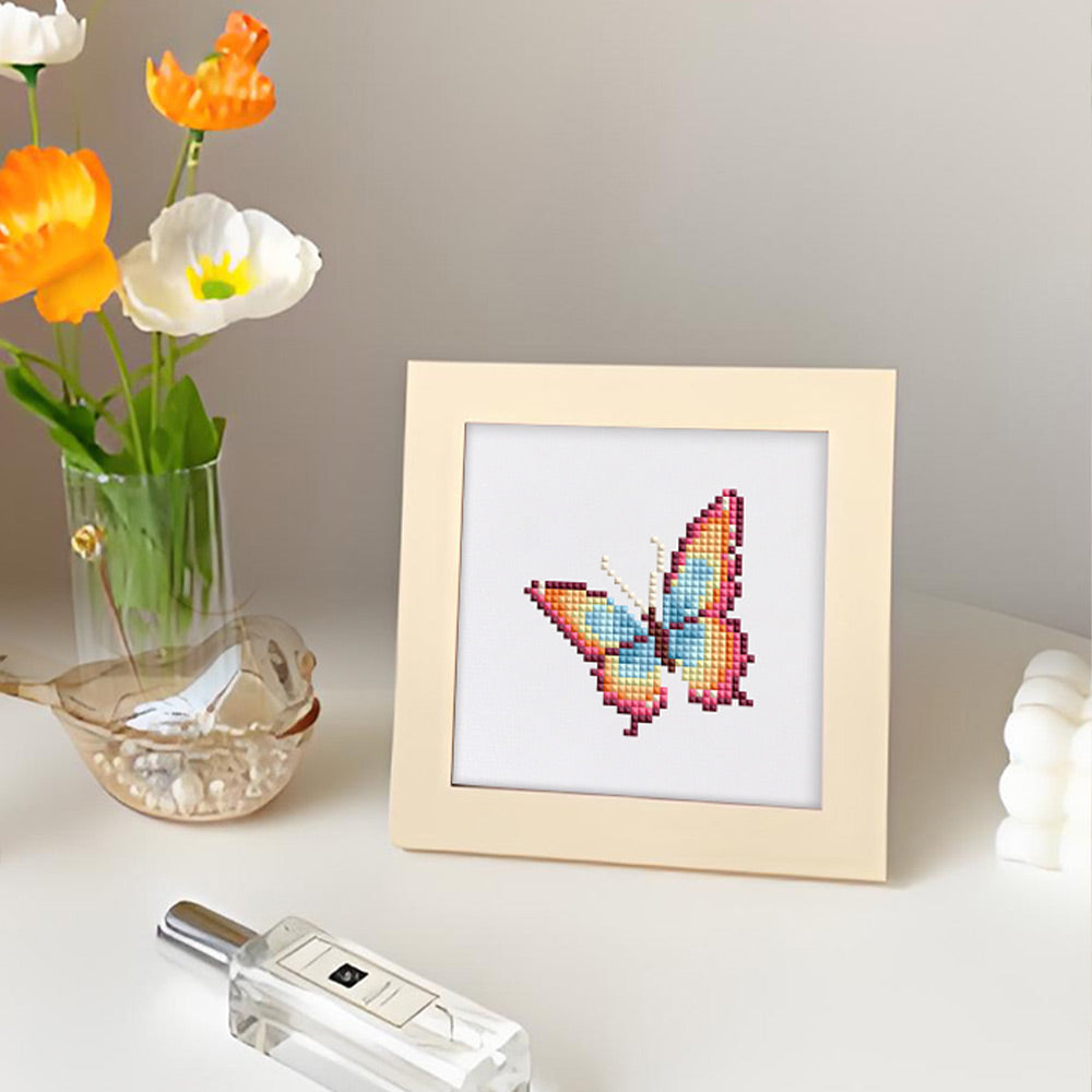 Colorful Butterflies 9Pcs - Mini Diamond Painting Kit