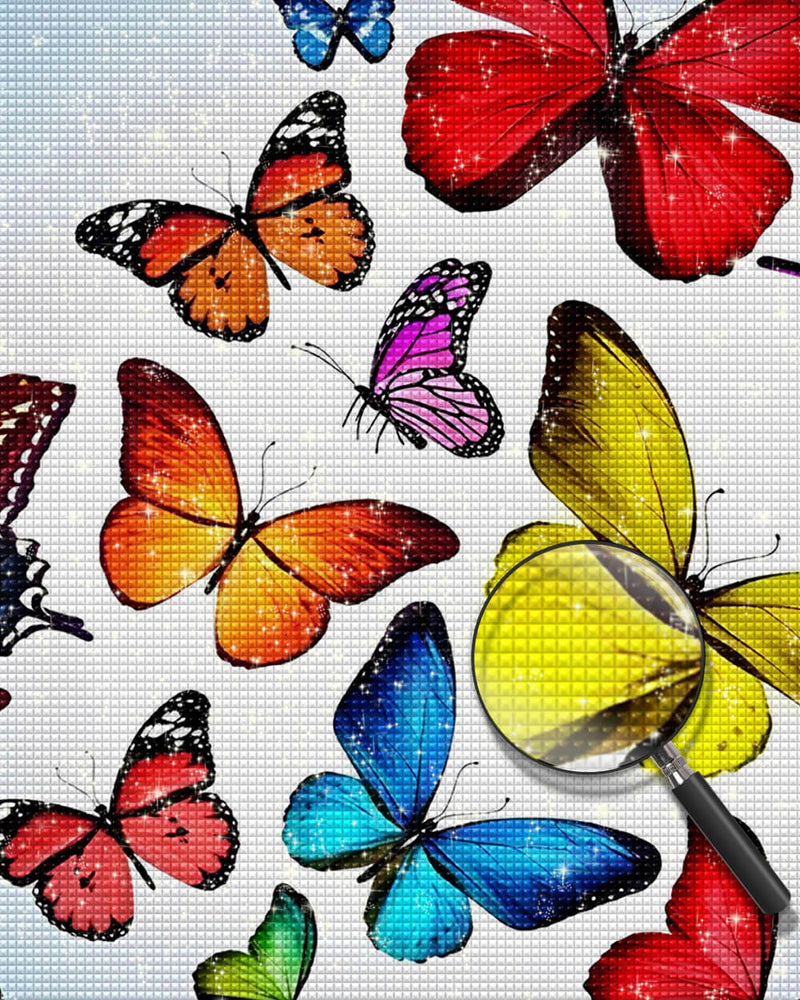 Colorful Butterflies Diamond Painting