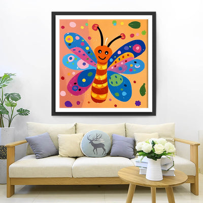Colorful Cartoon Butterfly Diamond Painting