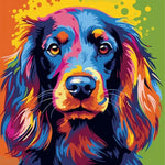 Colorful Dog Diamond Painting