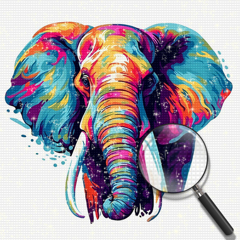 Colorful Elephant Diamond Painting