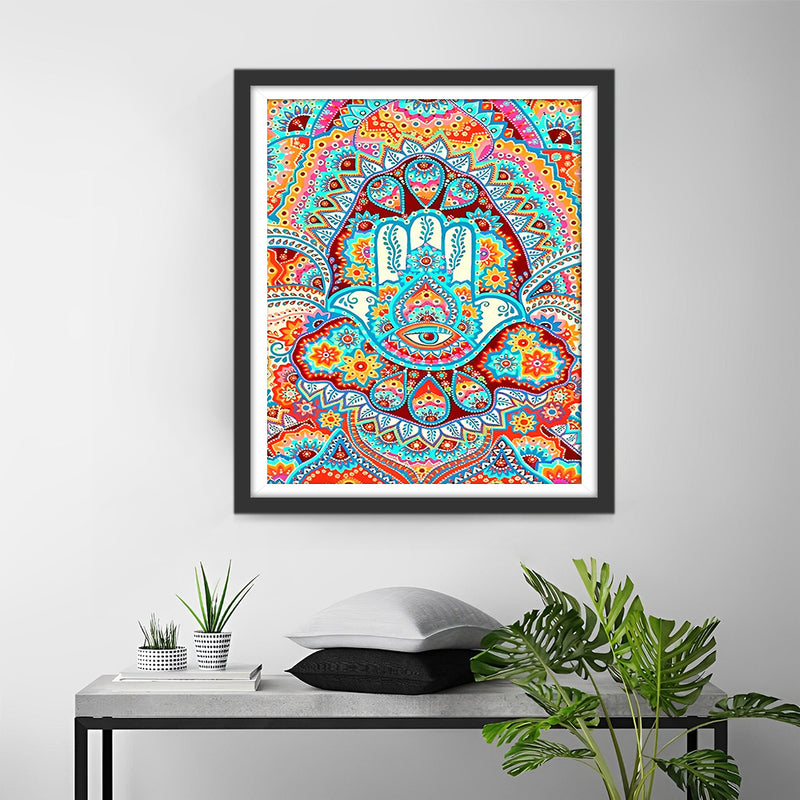 Colorful Ethnic Mandala Pattern Diamond Painting