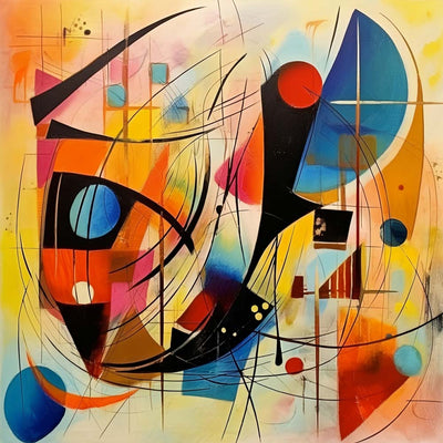 Colorful Geometric Pattern Diamond Painting