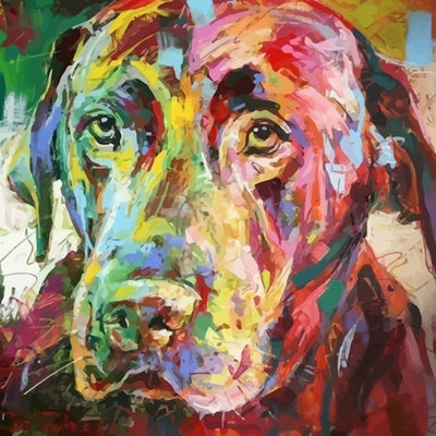 Colorful Labrador Diamond Painting