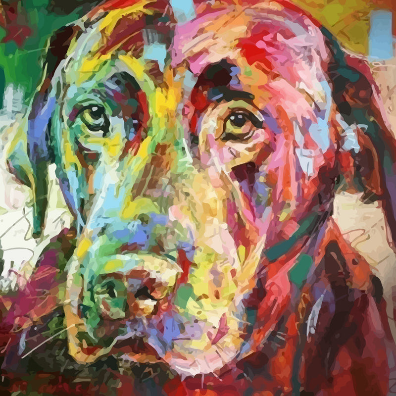 Colorful Labrador Diamond Painting