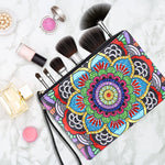Colorful Lotus Mandala Diamond Painting Wrist Bag
