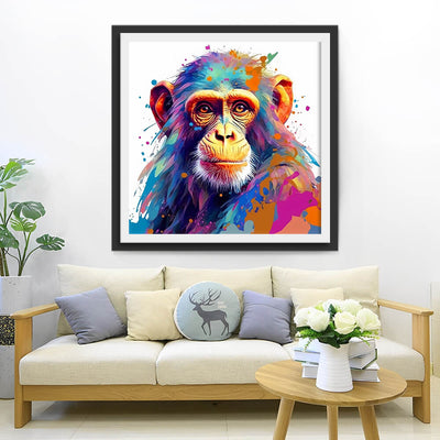 Colorful Monkey Diamond Painting