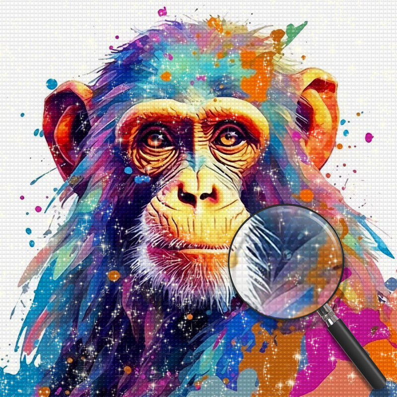 Colorful Monkey Diamond Painting