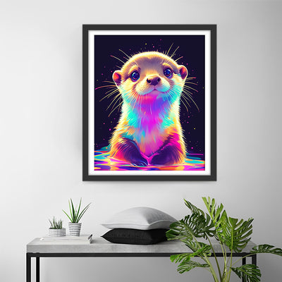 Colorful Pop Art Beaver Diamond Painting