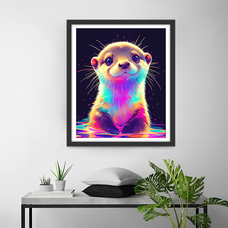 Colorful Pop Art Beaver Diamond Painting