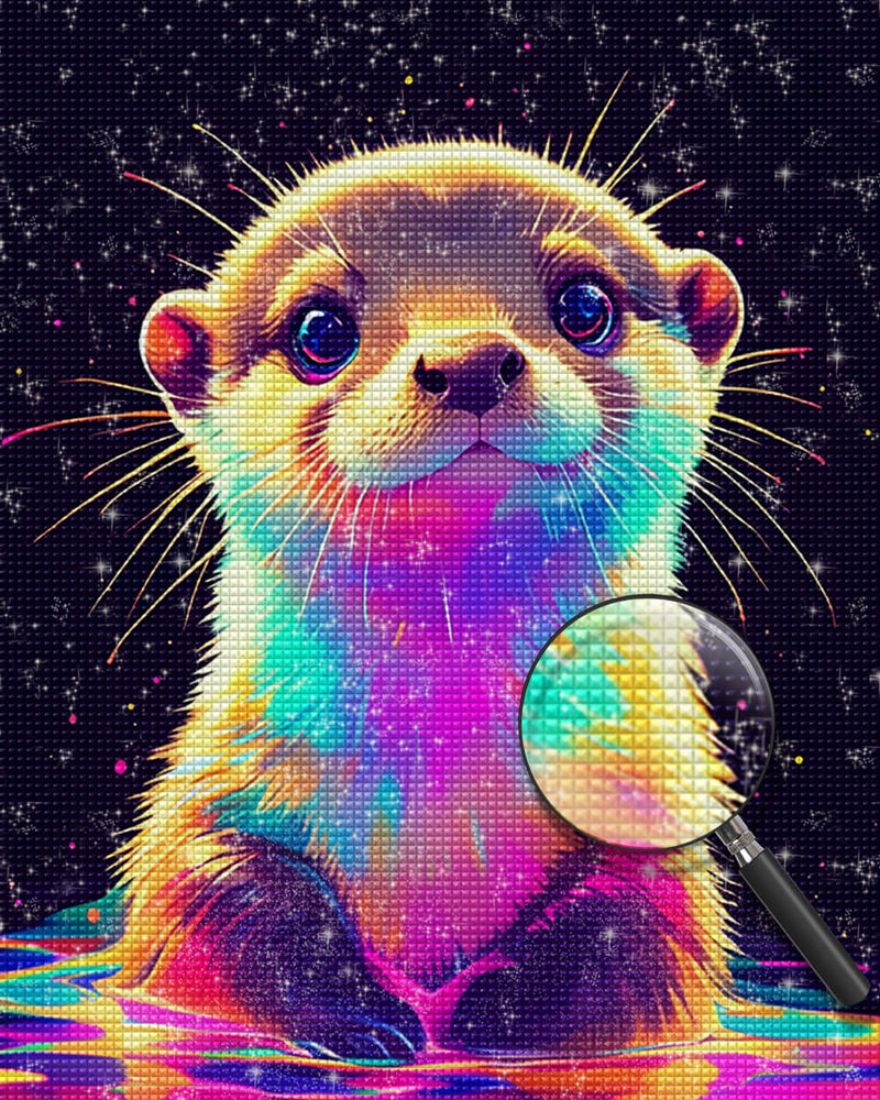 Colorful Pop Art Beaver Diamond Painting