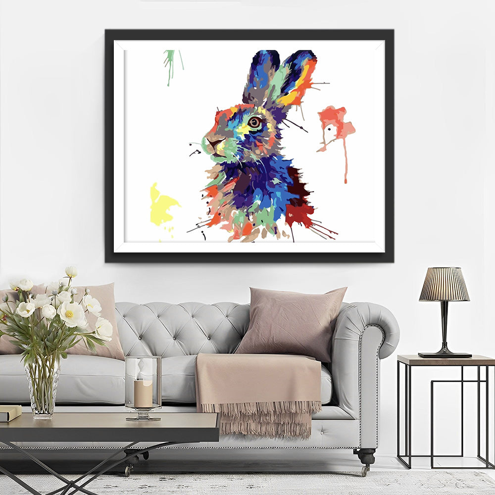 Colorful Rabbit Diamond Painting