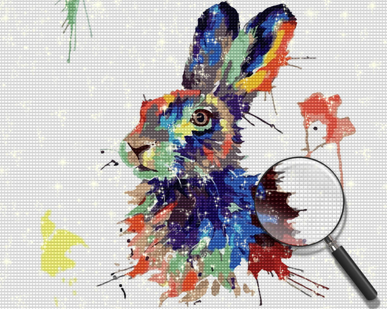 Colorful Rabbit Diamond Painting
