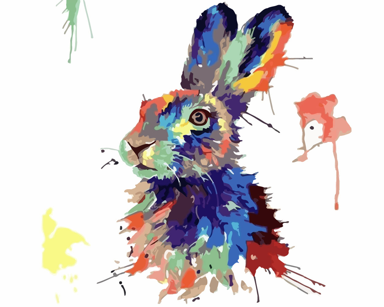 Colorful Rabbit Diamond Painting