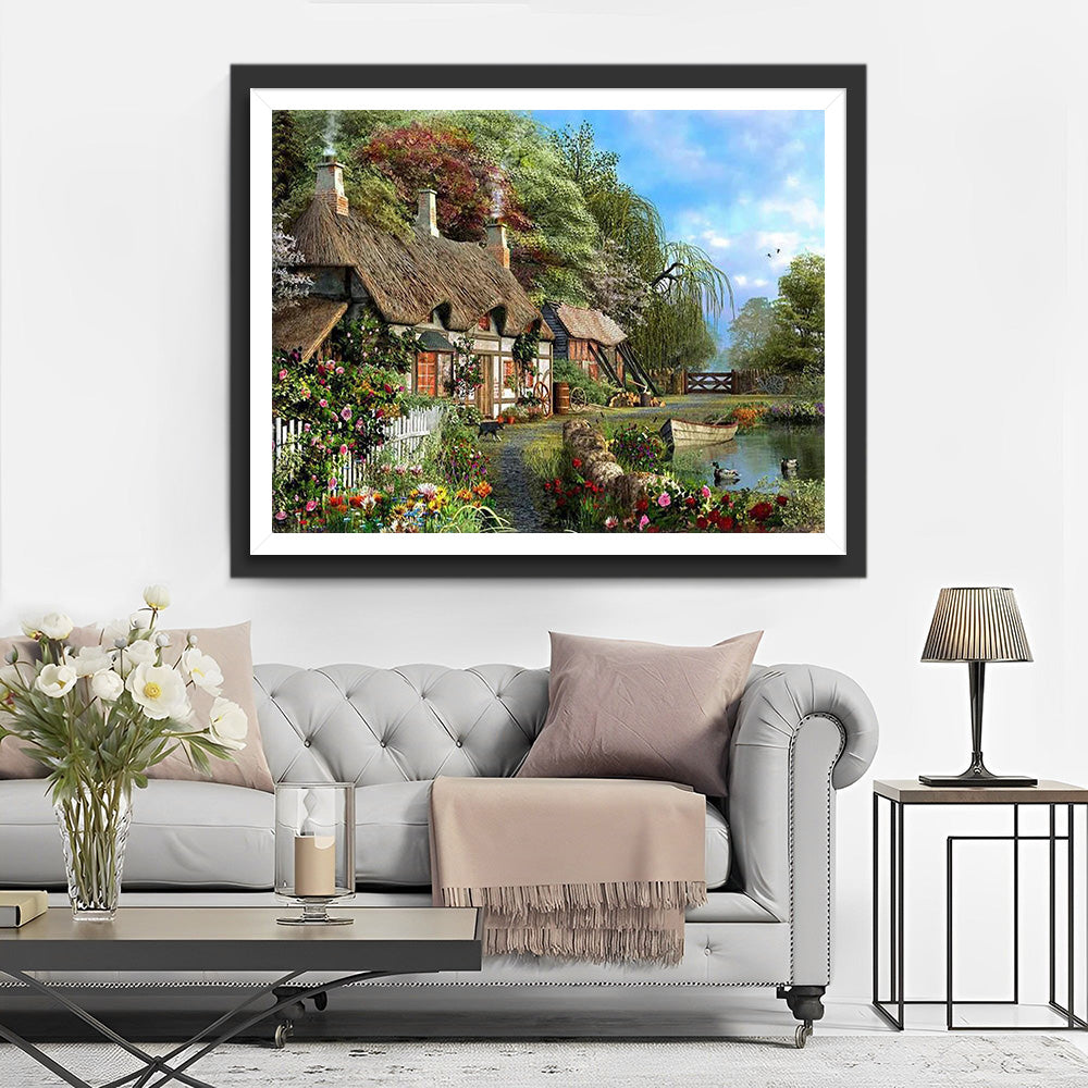 Country Cottage Diamond Painting