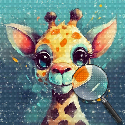 Cute Baby Giraffe Diamond Painting