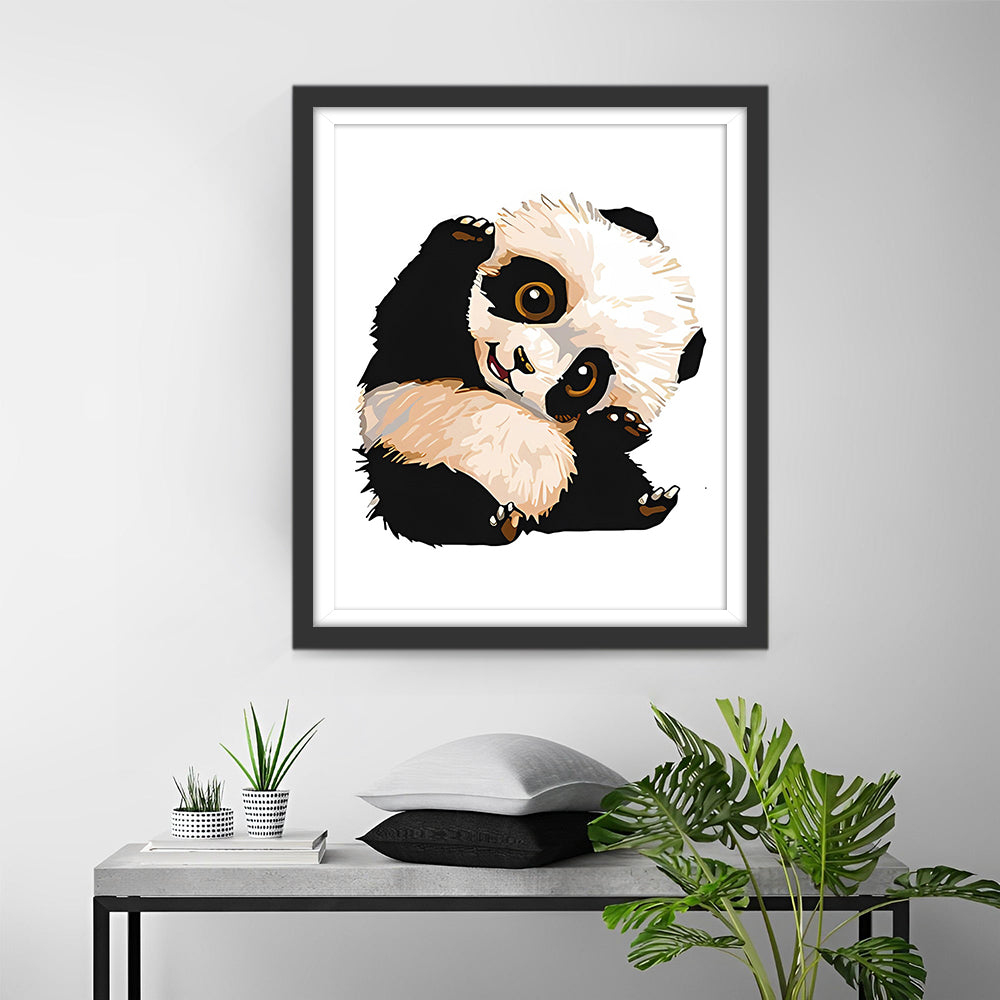 Cute Baby Panda Diamond Painting