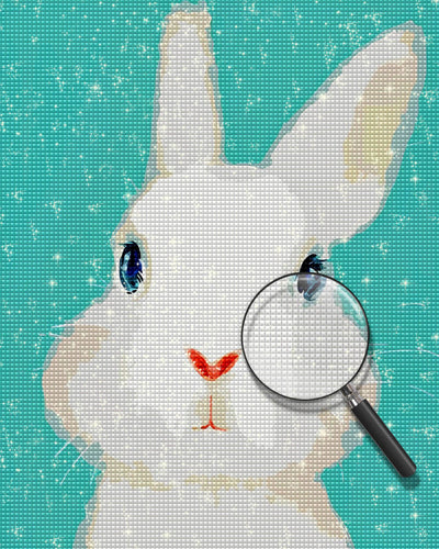 Cute Cartoon Rabbit Diamond Painting