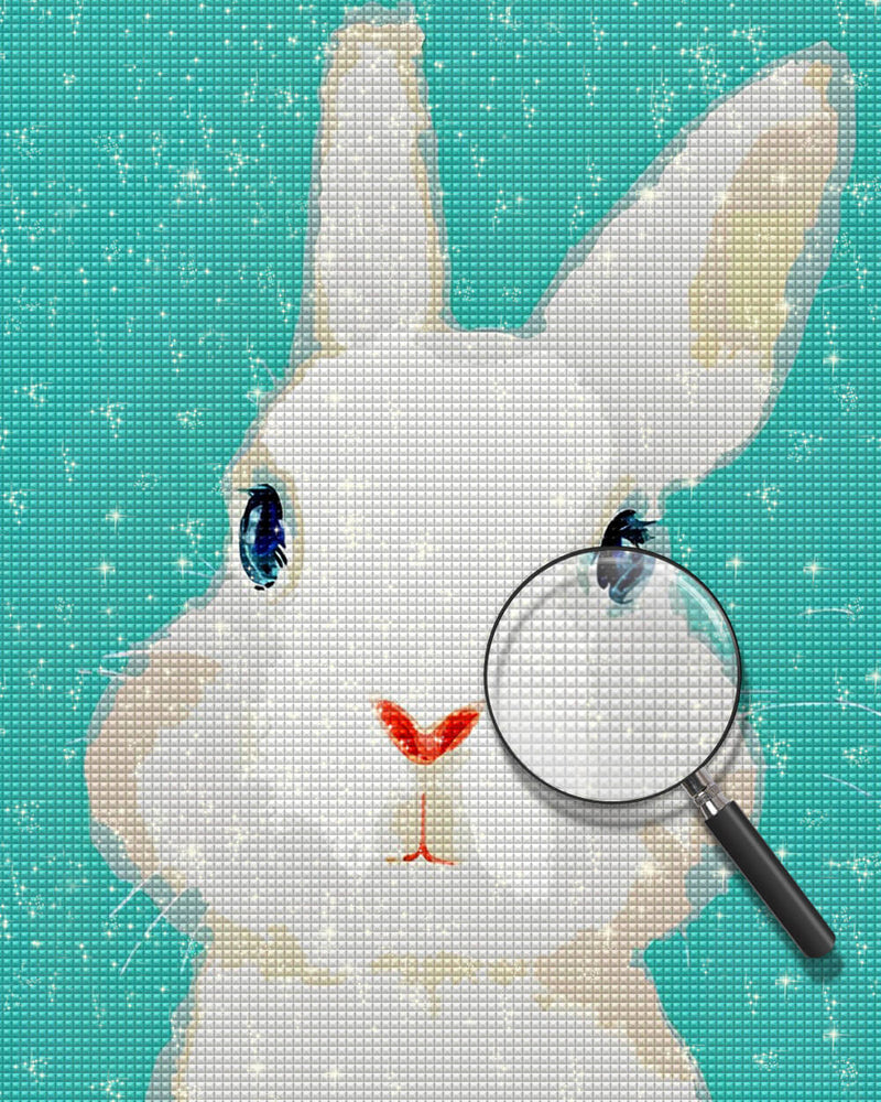 Cute Cartoon Rabbit Diamond Painting