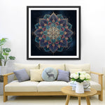Dark Lotus Mandala Diamond Painting