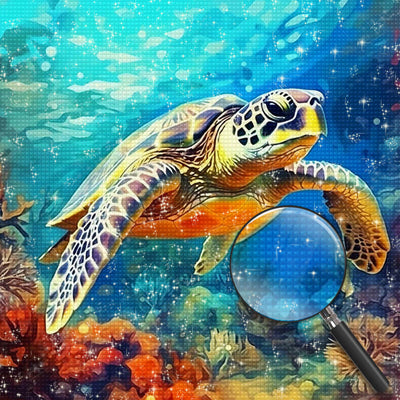 Deep-Sea Turtle Diamond Painting