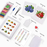 Delicious Fruits 12Pcs - Mini Diamond Painting Kit