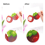 Delicious Fruits 12Pcs - Mini Diamond Painting Kit