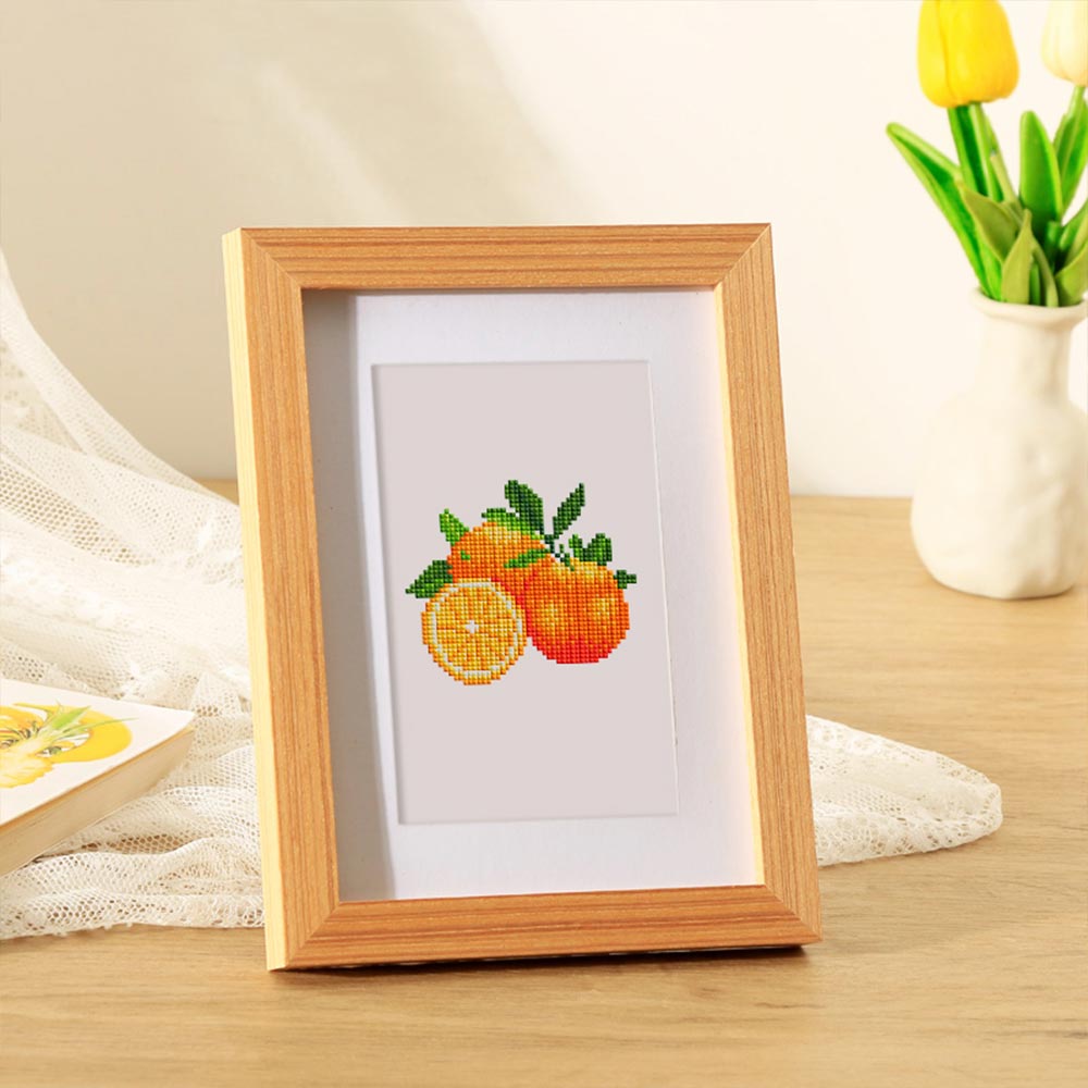 Delicious Fruits 12Pcs - Mini Diamond Painting Kit
