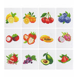 Delicious Fruits 12Pcs - Mini Diamond Painting Kit