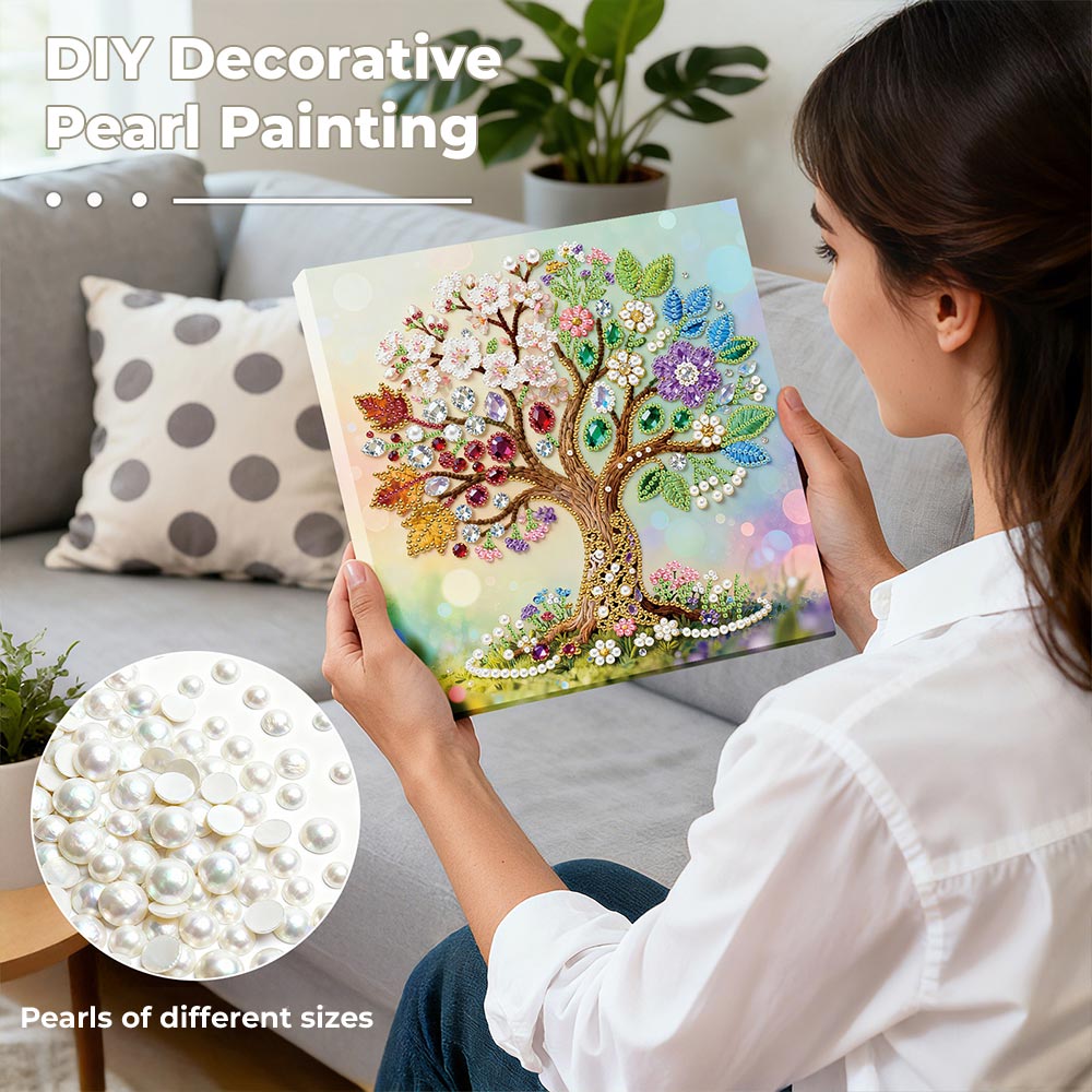 Diamond Painting | Pearl Painting | A Four Seasons Tree