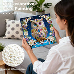 Diamond Painting | Pearl Painting | A Magnificent, Colorful Owl