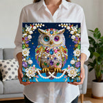 Diamond Painting | Pearl Painting | A Magnificent, Colorful Owl