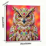 Diamond Painting | Pearl Painting | An Owl Studded with Jewels