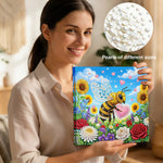 Diamond Painting | Pearl Painting | Bee in Flower Bush