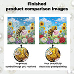 Diamond Painting | Pearl Painting | Bee in Flower Bush