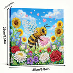 Diamond Painting | Pearl Painting | Bee in Flower Bush