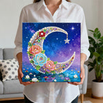 Diamond Painting | Pearl Painting | Crescent Moon on the Water