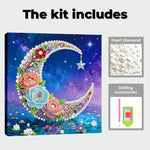 Diamond Painting | Pearl Painting | Crescent Moon on the Water