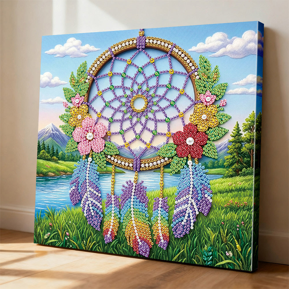 Diamond Painting | Pearl Painting | Dreamcatcher in Nature