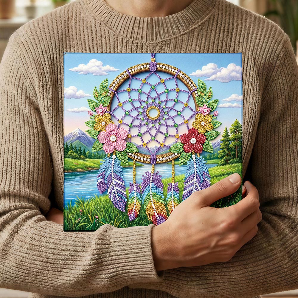 Diamond Painting | Pearl Painting | Dreamcatcher in Nature