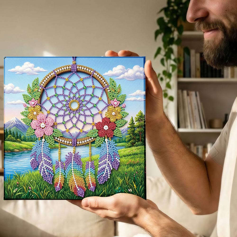 Diamond Painting | Pearl Painting | Dreamcatcher in Nature