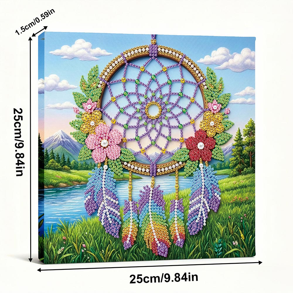 Diamond Painting | Pearl Painting | Dreamcatcher in Nature