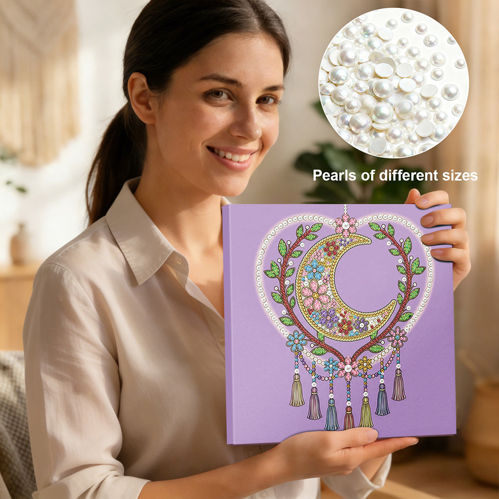 Diamond Painting | Pearl Painting | Heart-Shaped Dreamcatcher