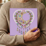 Diamond Painting | Pearl Painting | Heart-Shaped Dreamcatcher