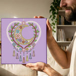 Diamond Painting | Pearl Painting | Heart-Shaped Dreamcatcher
